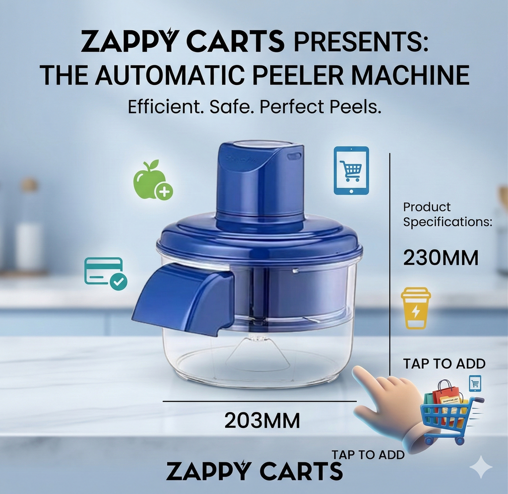 ZappyCarts™ Rechargeable Electric Peeler
